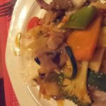 Essen mit Pilzen...