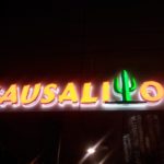 Bild von der Leuchtreklame des Sausalitos Stuttgart