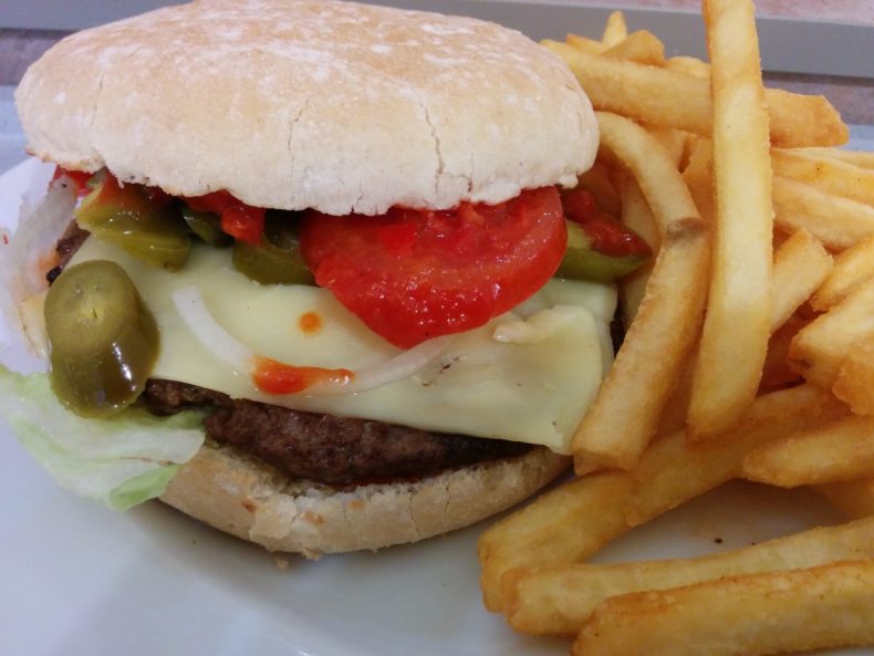 Burger Stuttgart: Wittkoop Burger in der Food Lounge der Burger Stuttgart: Wittkoop Burger in der Food Lounge der