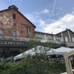 Blick in Richtung des Biergartens des Liebesbier von Maisel & Freinds Bayreuth