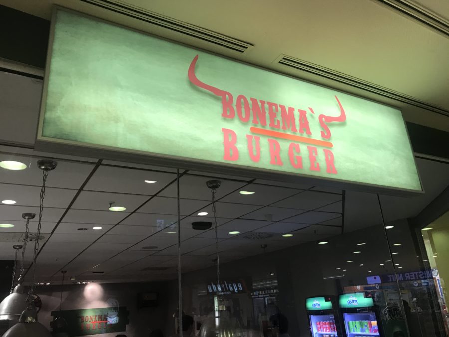Bonema's Burger von außen in Waiblingen im emsPark Einkaufscenter