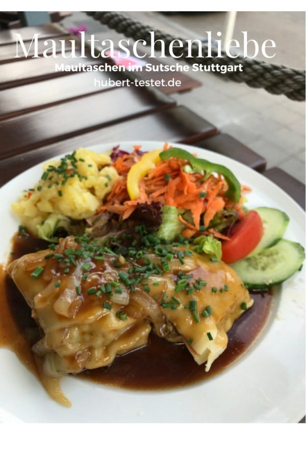 Maultaschen mit Salat im Sutsche Stuttgart - Pinterestable ;)