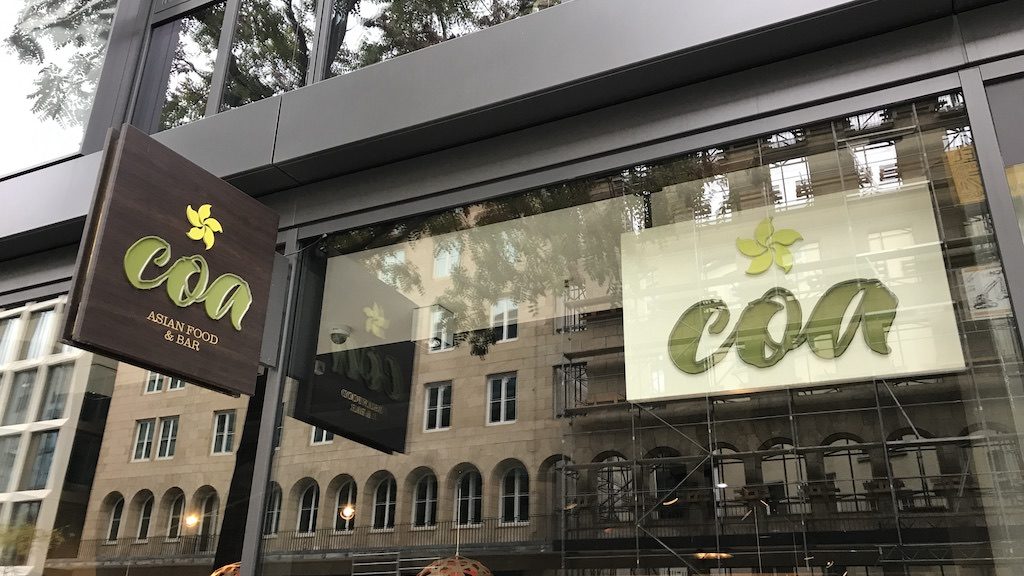 Das coa in der Lautenschlagerstrasse in Stuttgart von außen