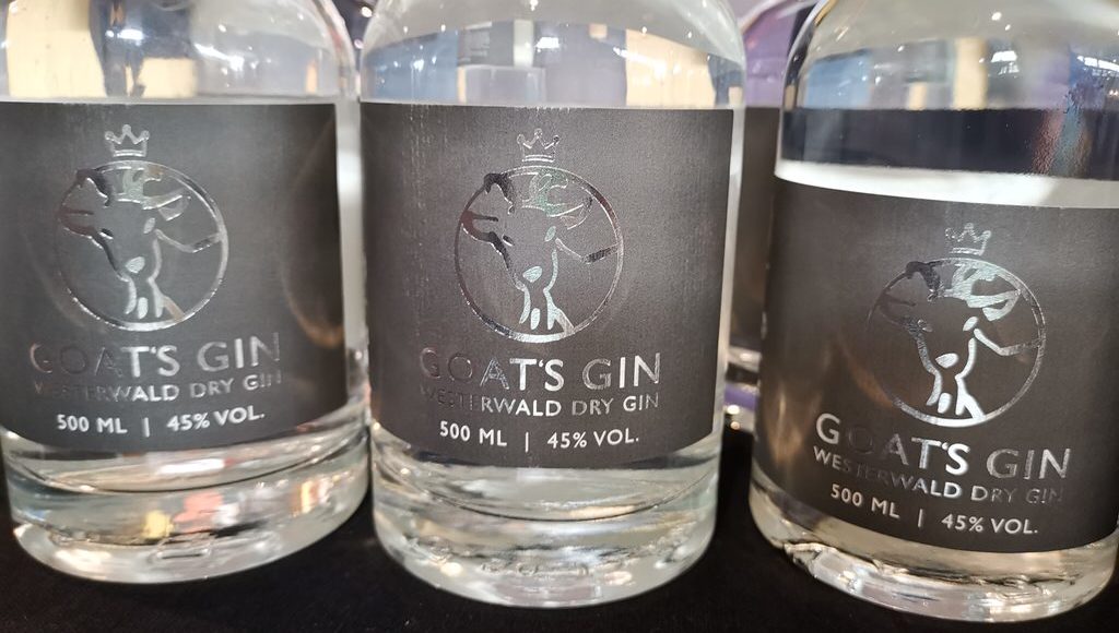 Goat's Gin - sehr lecker, wurde auch gekauft dann auf der Slow Food 2019